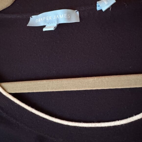 DRAPER JAMES Navy & White Sweater Dress – S ✨ - Picture 4 of 4